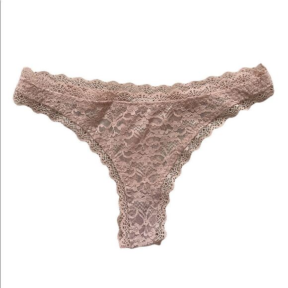 FREE PEOPLE Intimately FP Lace Thongs XS NWOT - Picture 1 of 3